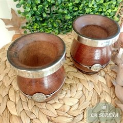 mate madera algarrobo y dije alpaca y virola - tienda online
