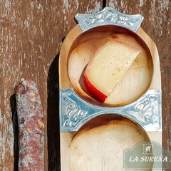 tabla picada madera y alpaca x3 divisiones - comprar online