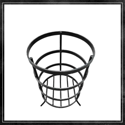 Leñero Circular p/asador Chico