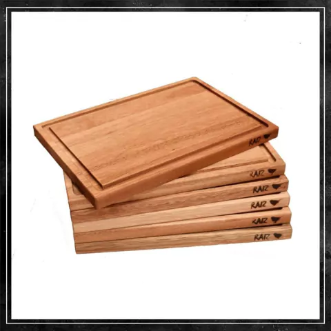 Plato Asado x 6 Tunuyan C/Ranura 22x31x2