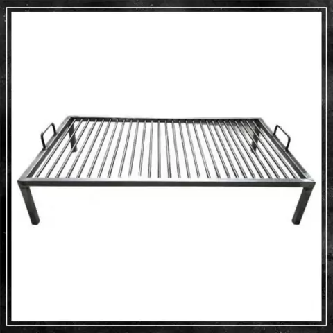 Parrilla Patas Fijas 100 x 55 cm Varilla Flotante