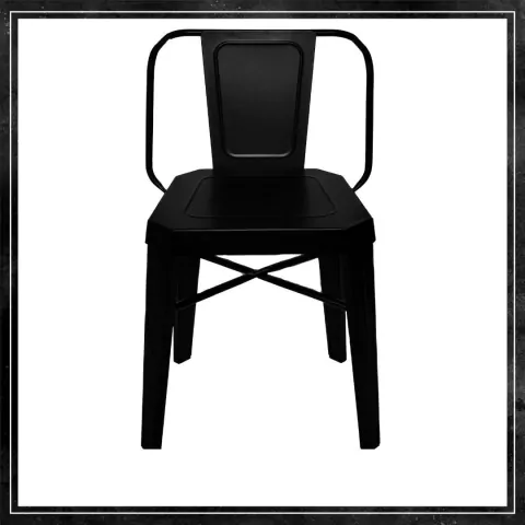 Mobiliario Tromen Silla Negra