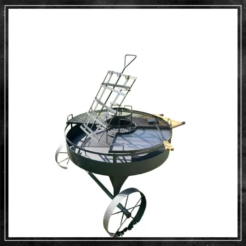 Asador Redondo Carreta 120 cm ( 5mm )