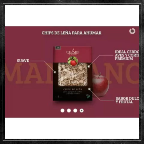 Humos Chips de Leña x 500 Gr MANZANO