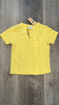 ZARA REMERA AMARILLA T.3/4