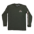 Remera manga larga Quiksilver Rolling Circle Hombre