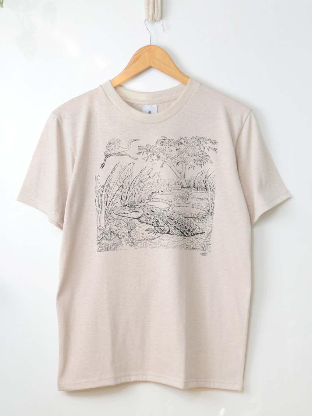 Remera unisex HUMEDALES YACARÉ