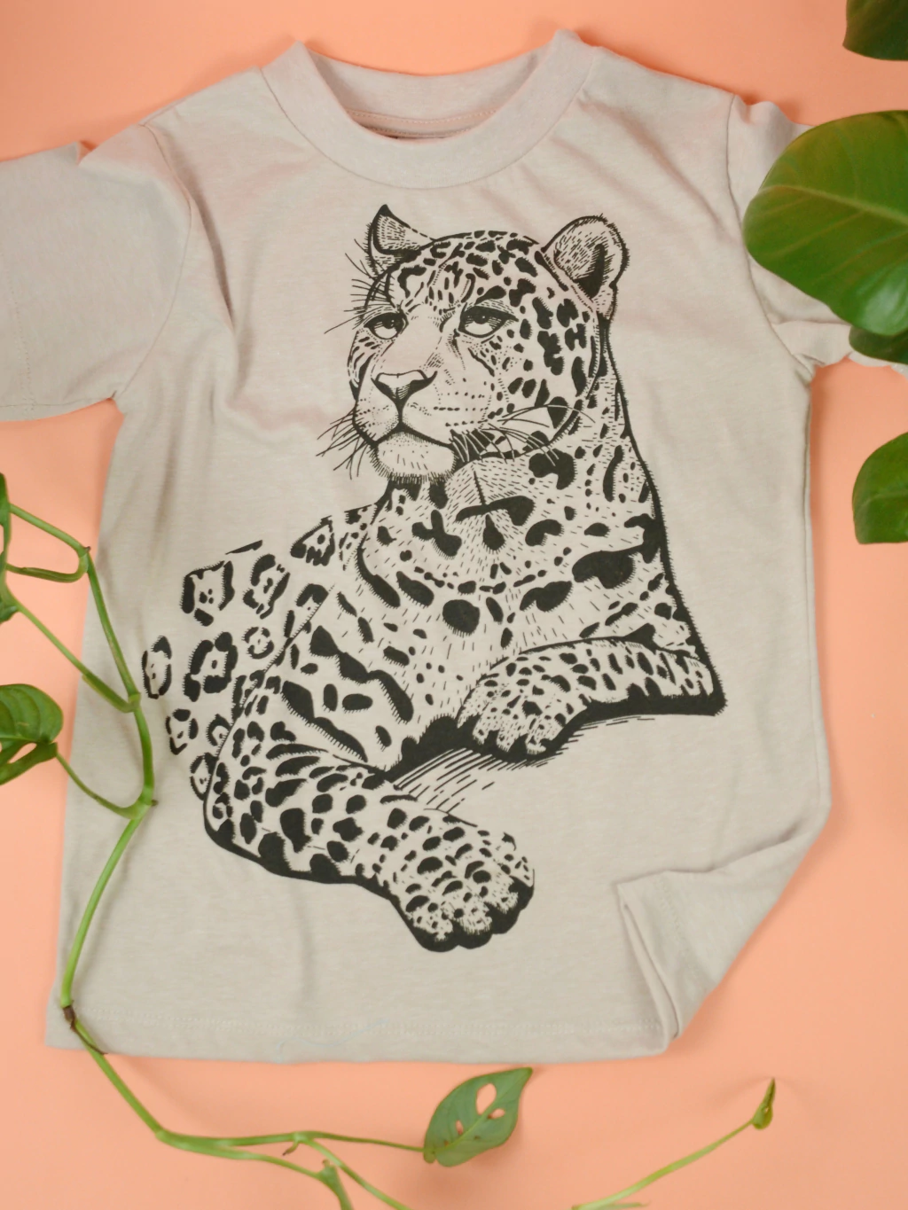 Remera yaguarete color capuchino - niñxs