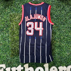 CAMISETA ROCKETS 34 ( AZUL C/ BLANCO) - REPLIC. EXACTA - comprar online