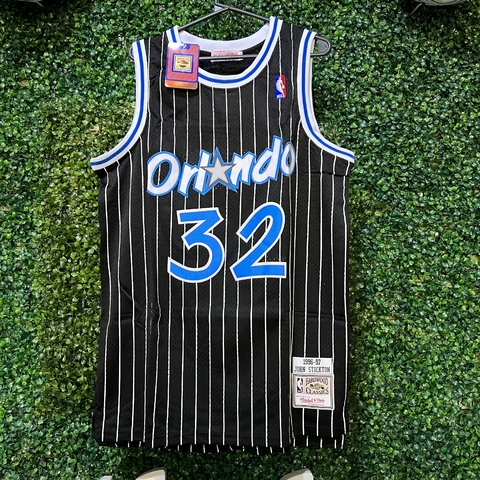 CAMISETA ORLANDO (NEGRA CON CELESTE) - REPLIC. EXACTA