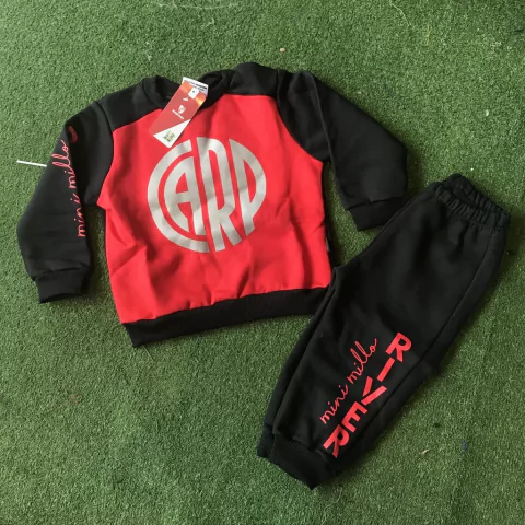 Conjunto River Plate para bebé (frizado)