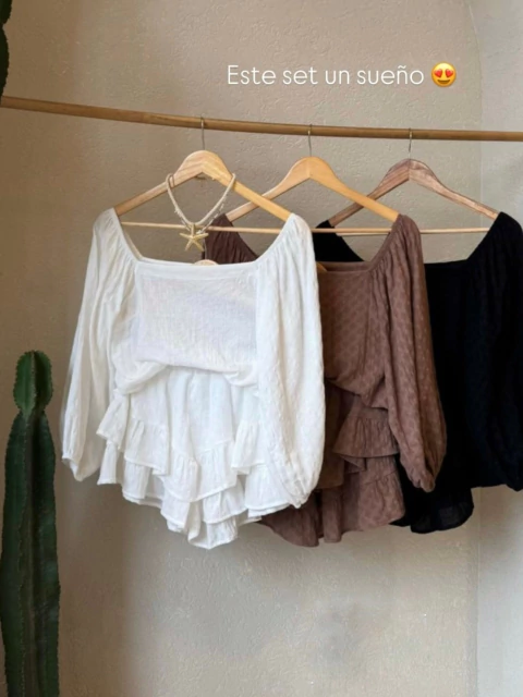 short santorini texturado - comprar online