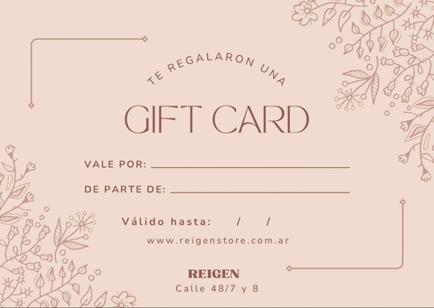 GIFT CARD - comprar online