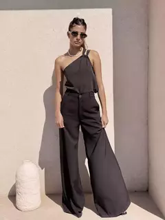 Palazzo Lia Cupro Black - comprar online
