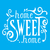 Stencil 14x14cm TK0061 Home Sweet Home Toke de Arte - comprar online