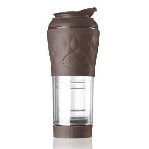 Pressca Infusora Portátil para Chá e Café Marrom 350ml