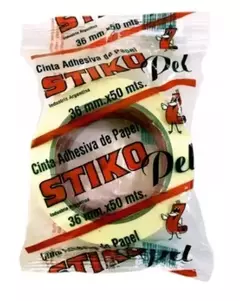 CINTA ADHESIVA PAPEL STIKO 36 X 50