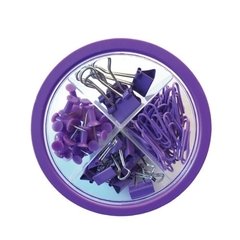 KIT DE OFICINA - PORTA CELULARES VIOLETA HEFTER POP