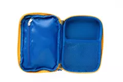 PPR CARTUCHERA TRANSPARENTE CON RELIEVE BOCA 2 PISOS - SUPERLÓGICO