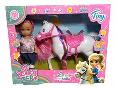 TINY LUCY POP MUÑECA Y SU CABALLO