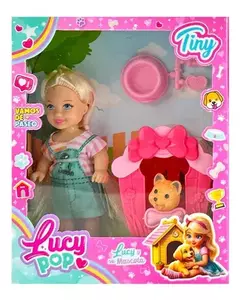 TINY LUCY POP MINI MUÑECA Y SU MASCOTA C/ACC