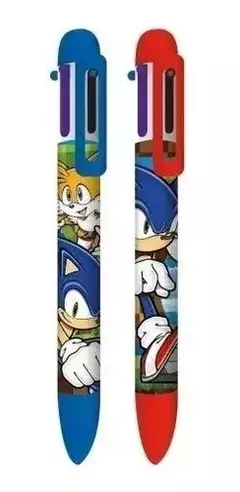 BOLIGRAFO 6 COLORES EN 1 SONIC ART.SO461