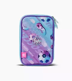 CANOPLA FOOTY 2 PISOS ART.F62094 GIRLS SOCCER CELESTE CON LILA - comprar online