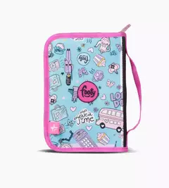 CANOPLA FOOTY 1 PISO ART.F63014 I LOVE ROSA CON NEGRO - comprar online