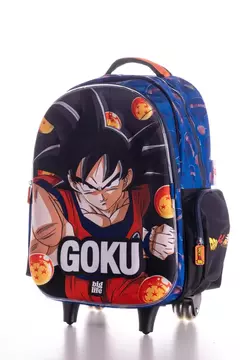 MOCHILA PPR DRAGON BALL Z 17" C/CARRO C/LUZ - SUPERLÓGICO