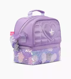 LUNCHERA TERMICA FOOTY ART.F6325 SUPER HEART LILA - comprar online