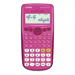 CALCULADORA CASIO FX-82LA PLUS CIENT ROSA