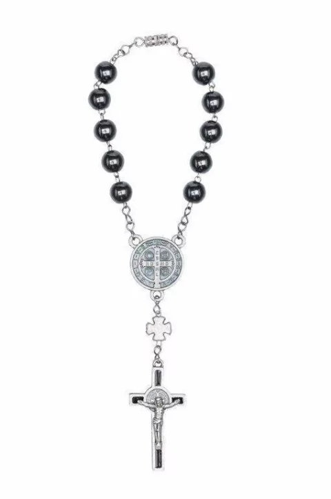 Terço para carro Hematita - comprar online