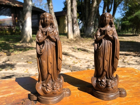 Réplica de Nossa Senhora Aparecida - madeira - comprar online