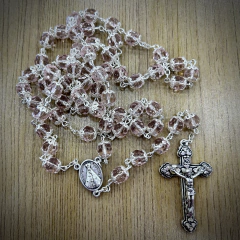 Terço de Cristal Italiano Tulipa - loja online