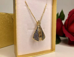 Colar Nossa Senhora Aparecida - dupla face - comprar online