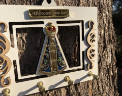 Porta chaves de N.S. Aparecida - São Gabriel - Artigos Religiosos e Presentes Especiais