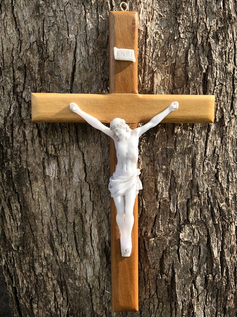 Crucifixo de mármore - 30 cm