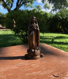 Réplica de Nossa Senhora Aparecida - madeira - São Gabriel - Artigos Religiosos e Presentes Especiais