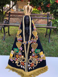 Réplica de Nossa Senhora Aparecida - Resina 38 cm na internet