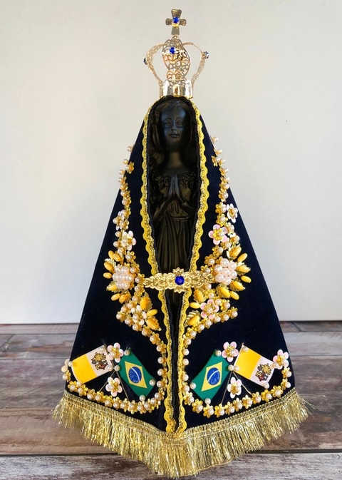 Réplica de Nossa Senhora Aparecida - 25 cm