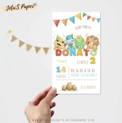 Invitacion Digital BABY DINOS