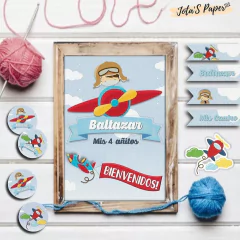 Kit Imprimible AVIONES