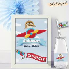 Kit Imprimible AVIONES