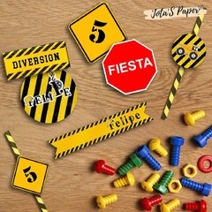 Kit Imprimible CONSTRUCCIÓN 