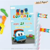 Invitacion Digital LEO EL PEQUEÑO CAMION