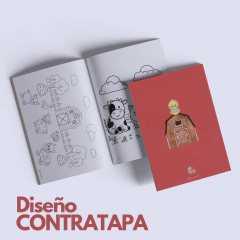 Libro para Pintar Imprimible GRANJA ACUARELA - Jotas Paper Kits