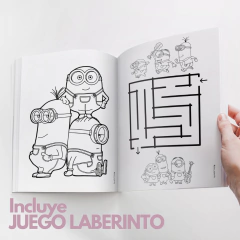 Libro para Pintar Imprimible MINIONS ROSA - tienda online