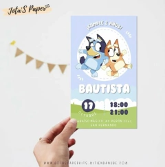 Invitacion Digital BLUEY