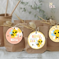 Kit Imprimible ABEJITA PLIM PLIM - Jotas Paper Kits