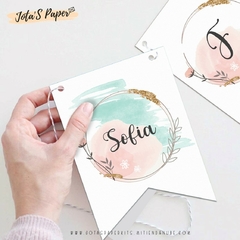Kit Imprimible ACUARELA SHABBY - tienda online